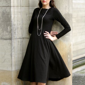 Image of Elegant Cowl Dress