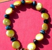 Image of Creamy Coin Pearl Bracelet