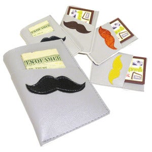 Image of Mustache ) Mini Card Wallet