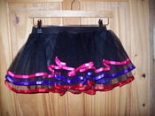 Image of Ra Ra Net skirt Ribbon detail Punk Goth party Skater