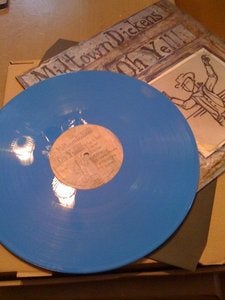 Image of Midtown Dickens-Oh, Yell! LP (blue vinyl) Limited Run, signed
