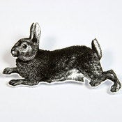 Image of BROOCH - the rabbit: run peter