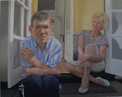 Image of Dominic Galvin, with his mother, Sadie.