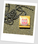 Image of Home Sweet Hoot Scrabble Tile Pendant