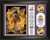 Image of Lakers Champions 24KT Gold Coin Photo Mint