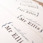 Image of Personalised teacher notecards - set of eight