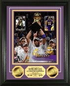Image of Kobe Bryant Trophy 24KT Gold Coin Photo Mint