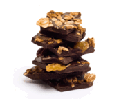 Image of housemade granola bark - dark chocolate