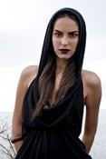 Image of Backless Hooded Dress