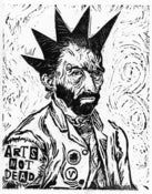 Image of Punk Van Gogh Print
