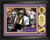 Image of Kobe Bryant Four Trophies 24KT Gold Coin Photo Mint