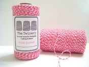 Image of Pink Sorbet - Pink & White Baker's Twine 
