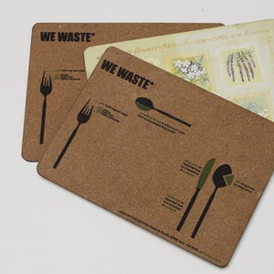 Image of "We waste" placemat