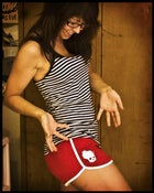 Image of The Red and White Back To School Mini-Pants