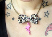 Image of Bow and charm necklaces 
