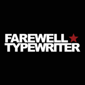 Image of Farewell Typewriter star logo T-shirt