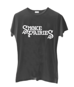 Image of Smoke Fairies Logo Charcoal Tee Shirt