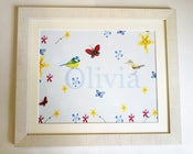 Image of Pretty Personalised Bird Name Print 