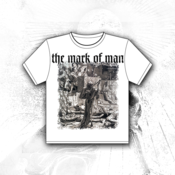 Image of 'Death As A Cut Throat' White Tee Shirt