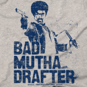 Image of BAD MUTHA DRAFTER: grey