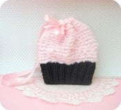 Image of Simple Knit Cupcake Purse Pattern
