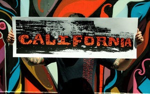 Image of Victor Reyes "California" Print /Orange Edition 