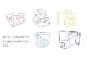 Image of Polaroid Screen Printed Posters