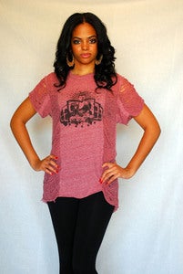 Image of "Silent Buddha" Shredded Eco Tee