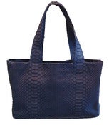 Image of Cobalt Python Tote
