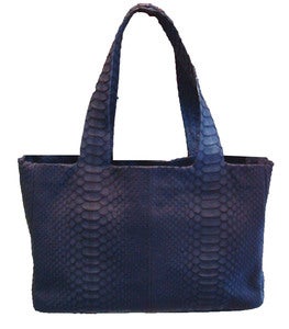 Image of Cobalt Python Tote