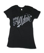 Image of NEW* 808ALLDAY  ALLDAY BLACK/GREY  WOMENS  T SHIRT