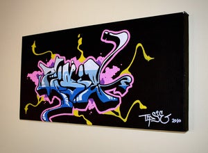Image of Tipsie blue pink yellow