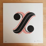 Image of Letterpressed X