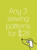 Image of Any three sewing patterns