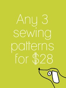 Image of Any three sewing patterns