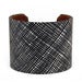 Image of Crosshatch Fabric Cuff Bracelet