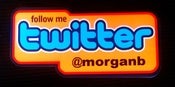 Image of Original Twitter Name Tag Badge: Blue or Pink