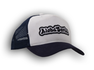 Image of Trucker Mesh Cap (navy-white)  