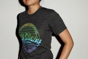 Image of Black Heather All Elbows Logo Tee