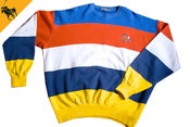 Image of Polo | Ralph Lauren Crossflag Striped Sweatshirt