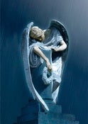 Image of Pack of 4 angel cards (Angel 33), blank inside