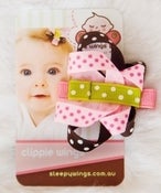 Image of Butterfly DOTTY wings clip