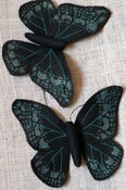 Image of Handmade Fabric Butterfly/Moth Ornament
