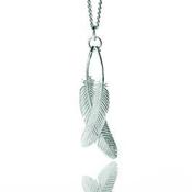Image of Duo Miromiro Feather Pendant