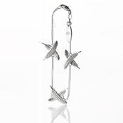Image of Feather Kisses Silver Bracelet