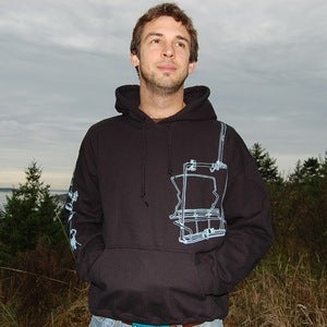 Single Chair hoodie $32