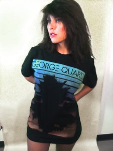 Image of George Quartz Palm Tee - Black 