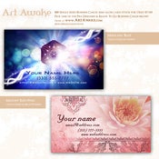 Image of Pre-Designed and Printed Business Cards