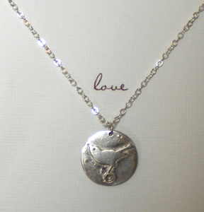 Image of love token necklace