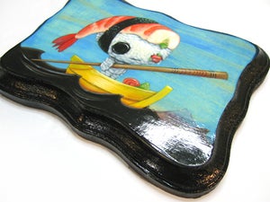 Image of "Captain Kawaii" mounted giclee print